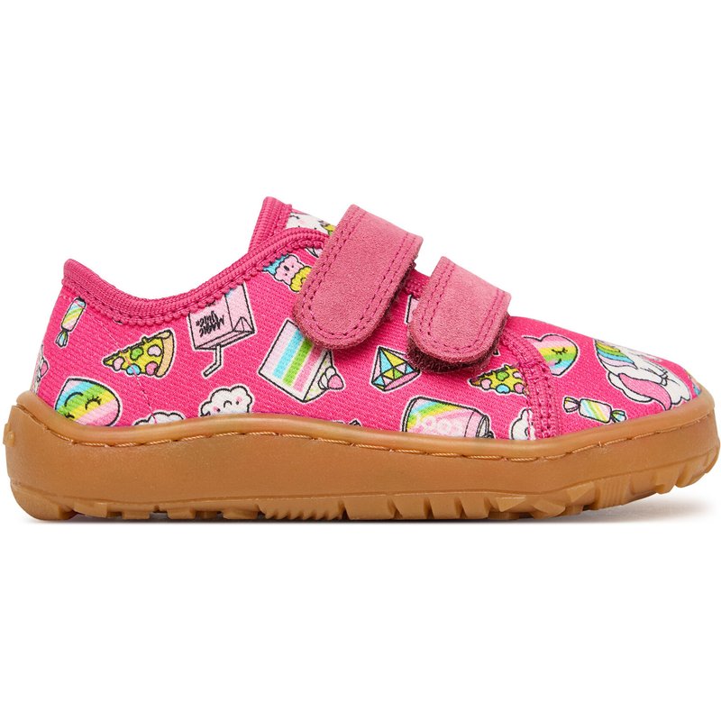 Hausschuhe Froddo Barefoot Canvas G1700440-10 M Rosa