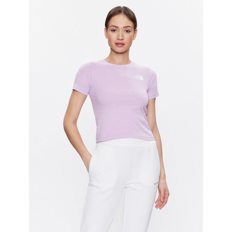 The North Face T-Shirt Redbox NF0A82EB Violett Relaxed Fit