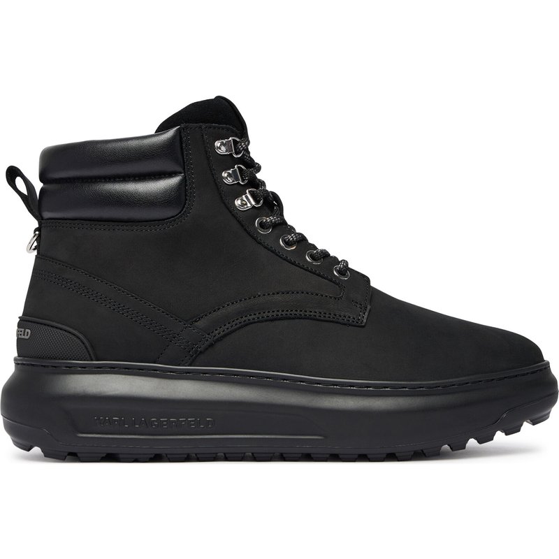 Schnürstiefeletten KARL LAGERFELD 8 Kapri Lug KL57548 Schwarz