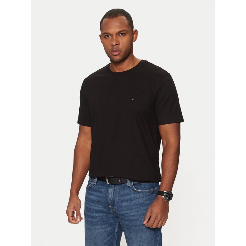Tommy Hilfiger T-Shirt Essential MW0MW37267 Schwarz Regular Fit