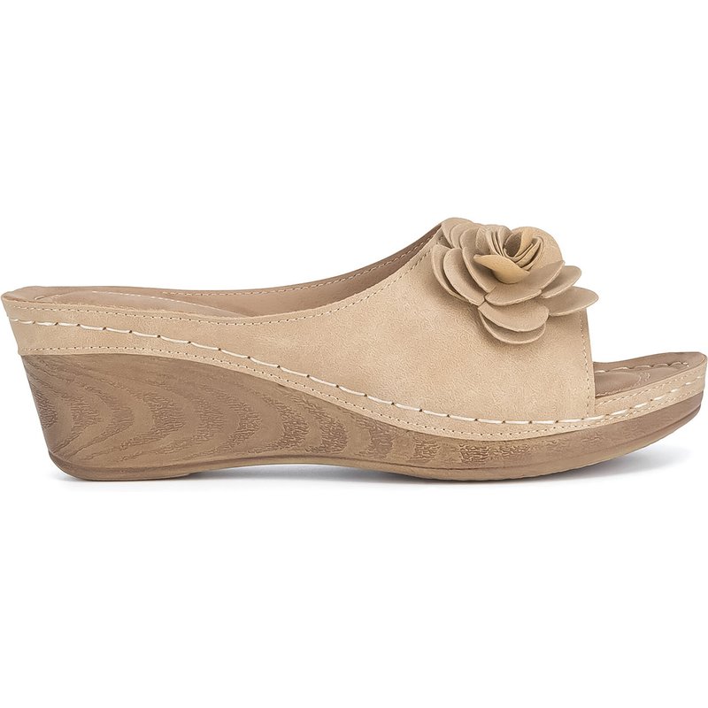 Pantoletten Clara Barson WYL05010-29 Beige