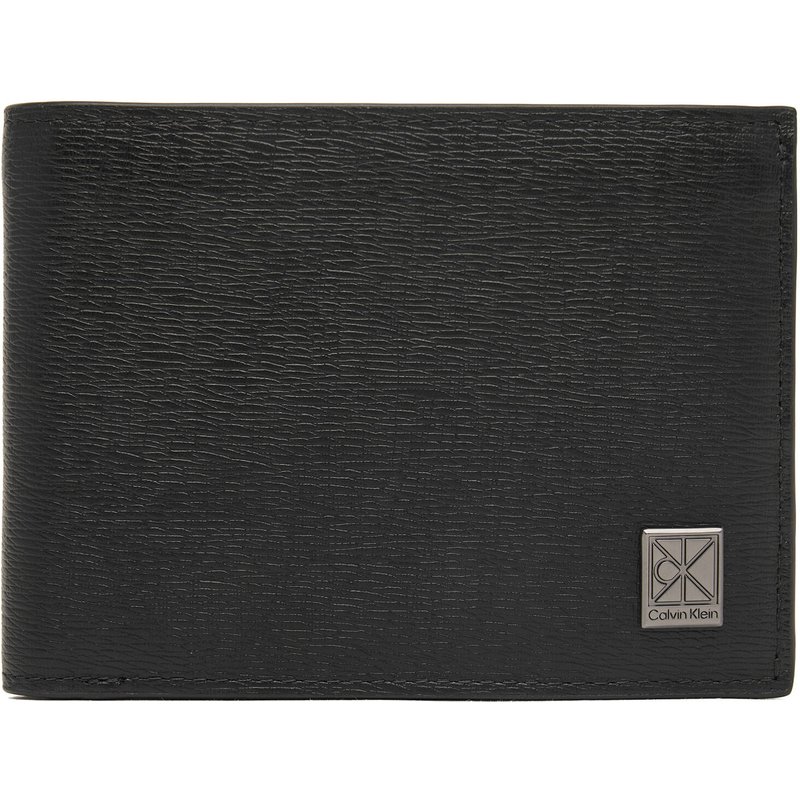 Geldbörse Calvin Klein Emblem Hw Trifold W/ Coin LV04D1283G Schwarz
