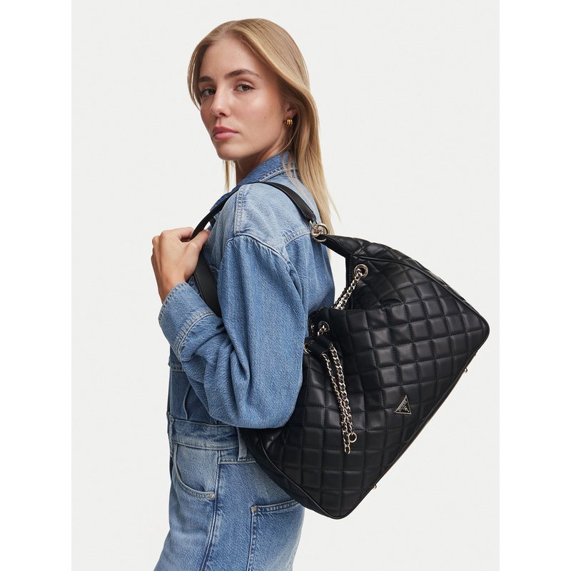 Handtasche Guess Juliet HWQG24 56010 Schwarz