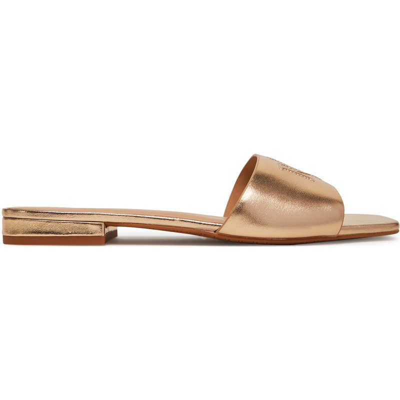 Pantoletten LAUREN RALPH LAUREN Everley 802970531001 Goldfarben