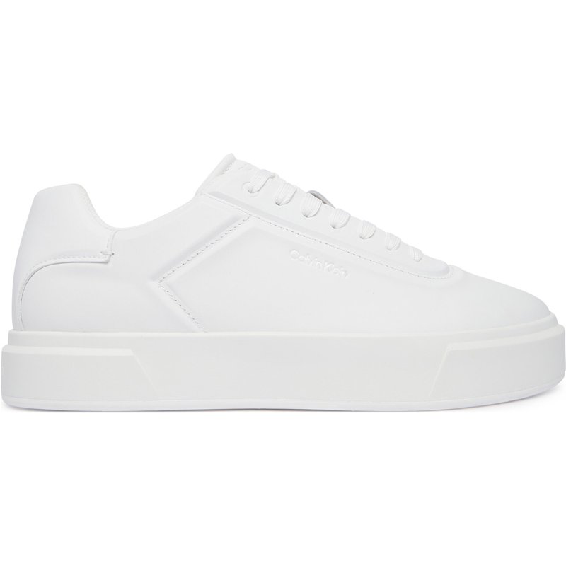 Sneakers Calvin Klein Basket Cups Oxf Lup Hf Lth YM0YM01452 Weiß