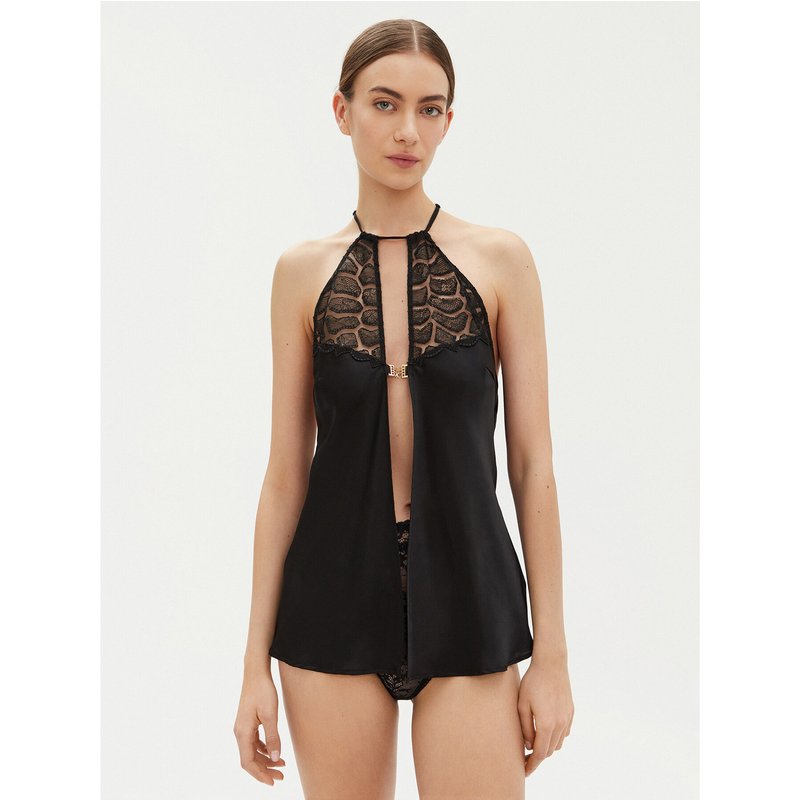 Chantelle Unterrock Reptilia C01NI5 Schwarz Regular Fit