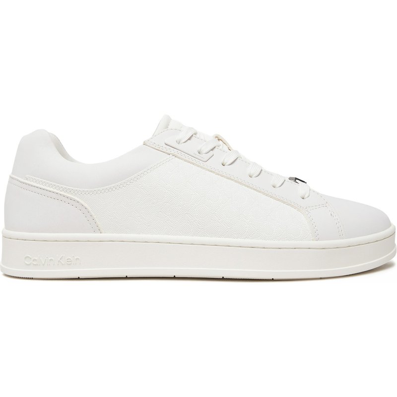 Sneakers Calvin Klein Low Top Lace Up Nb Mono HM0HM01768 Weiß