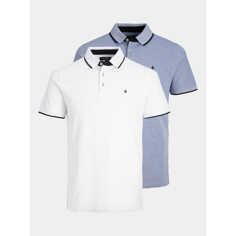 Jack & Jones Polo-Shirt-Set Paulos 12191216 Bunt Slim Fit