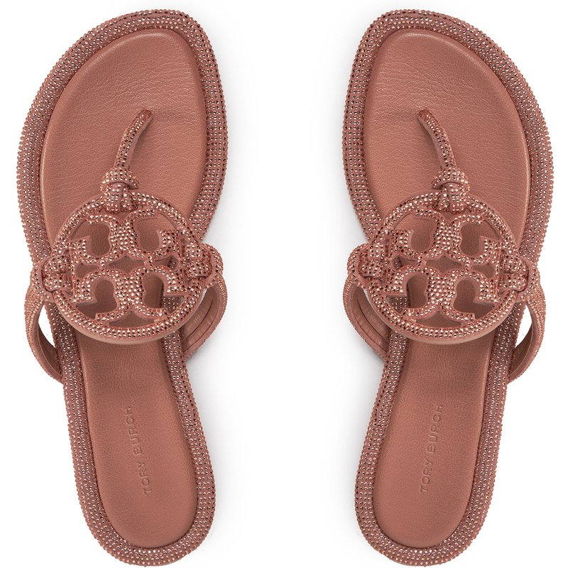 Zehentrenner Tory Burch Miller Knotted Pave 152177 Rosa
