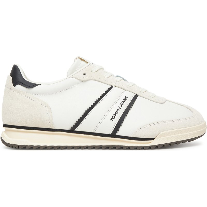 Sneakers Tommy Jeans Tjm Retro Runner Cleated EM0EM01619 Weiß