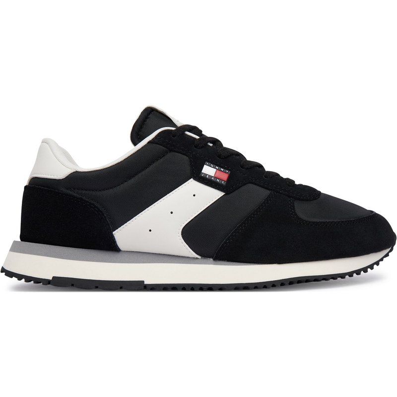 Sneakers Tommy Jeans Tjm Eva Runner Mix Material EM0EM01737 Schwarz