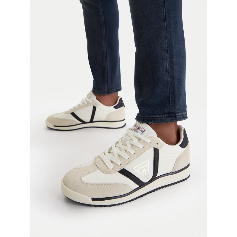 Sneakers Guess Jeans EO-DELAND-03 WE Écru