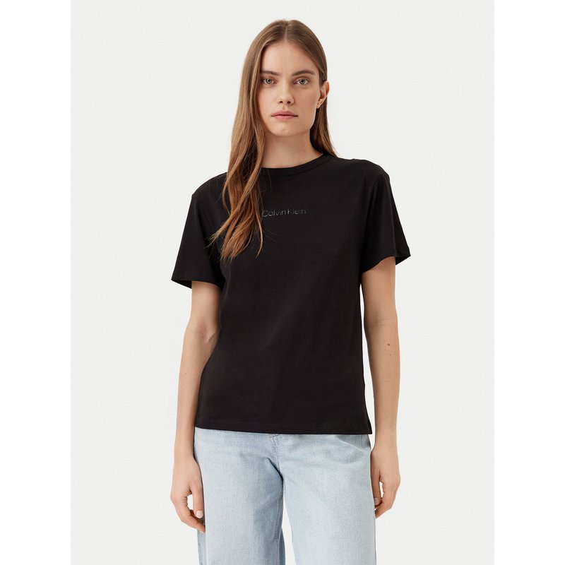 Calvin Klein T-Shirt K20K208294 Schwarz Regular Fit