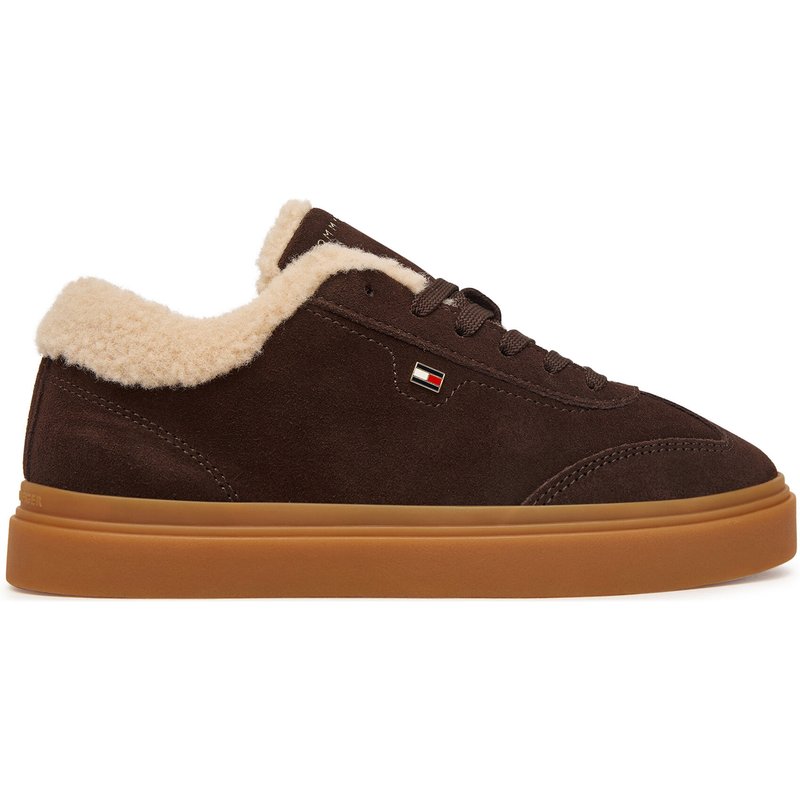 Sneakers Tommy Hilfiger Th Chic Cupsole Wl FW0FW09597 Dunkelbraun