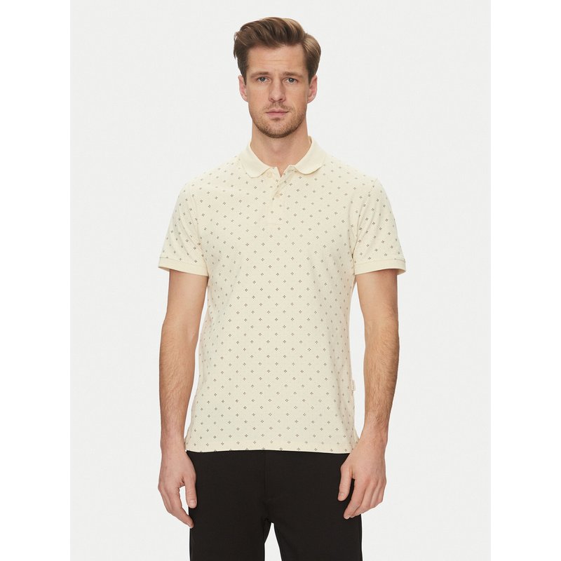 Blend Poloshirt 20718261 Beige Regular Fit