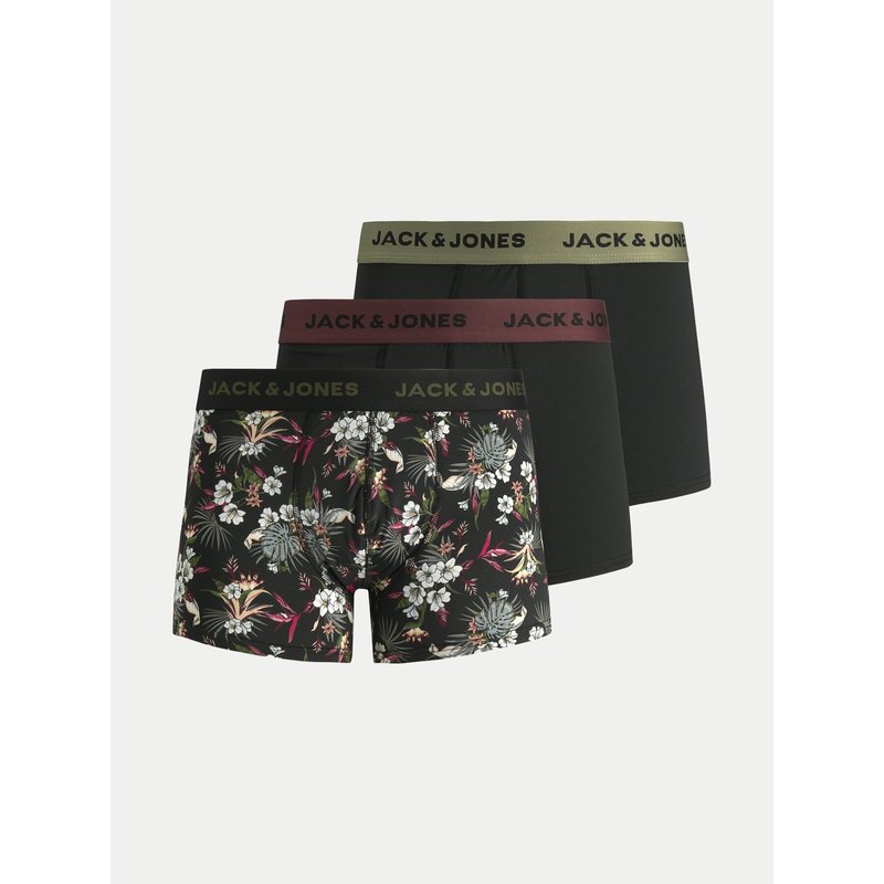 Jack & Jones Boxershorts-Set Flower 12194284 Schwarz