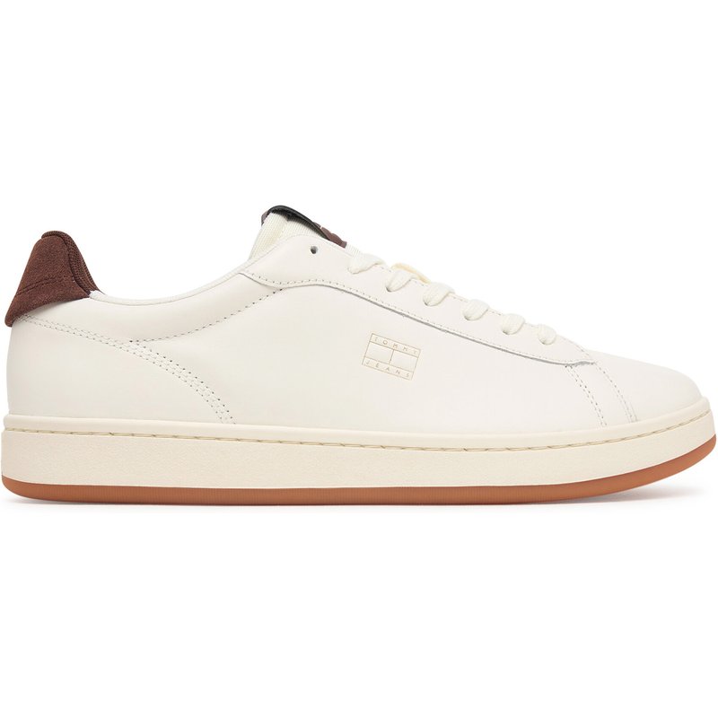 Sneakers Tommy Jeans Archive '98 Leather Court EM0EM01791 Creme