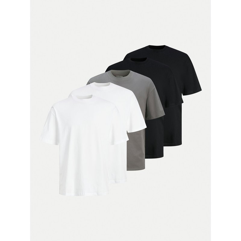 Jack & Jones T-Shirt-Set Hugo 12284199 Bunt Loose Fit
