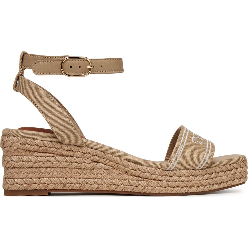 Espadrilles Tommy Hilfiger Tommy Hilfiger Espad Mid Wedge FW0FW08805 Beige