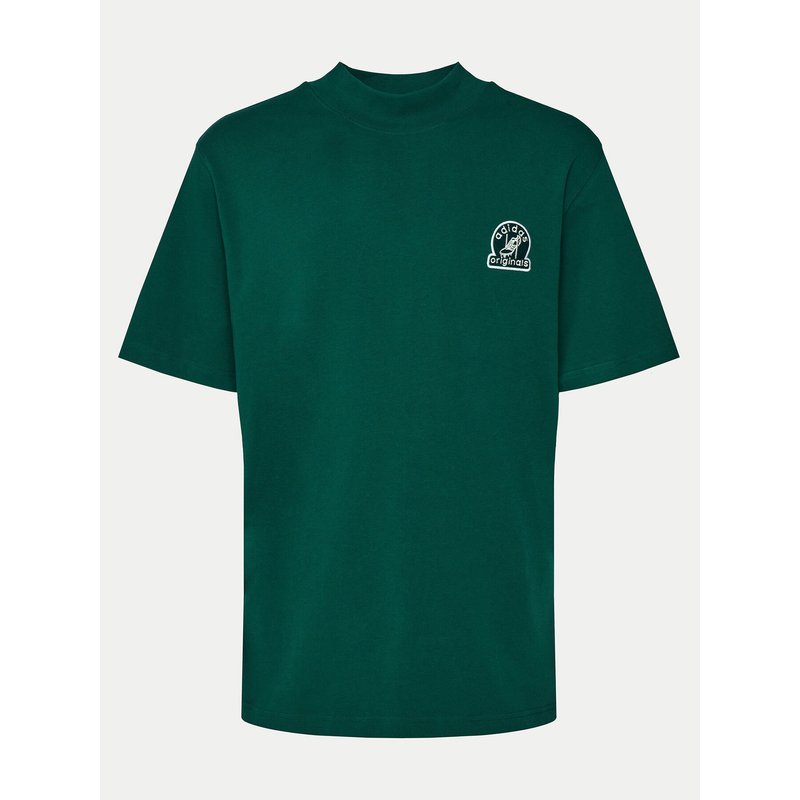 adidas T-Shirt Graphic JC8368 Grün Regular Fit