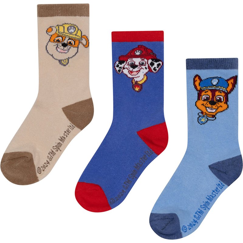 Lange Socken Paw Patrol ACCCS-AW24-326PAW (3-pack) Bunt