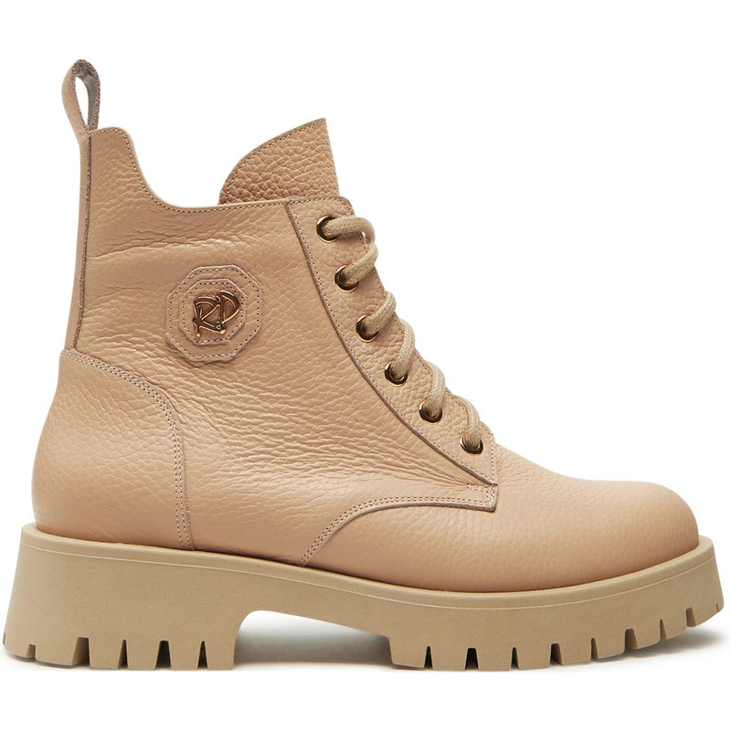 Schnürstiefeletten R.Polański 1901 Beige