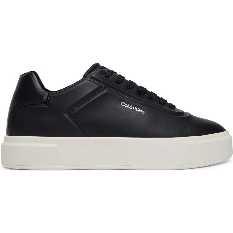 Sneakers Calvin Klein Basket Cups Oxf Lup Hf Lth YM0YM01452 Schwarz