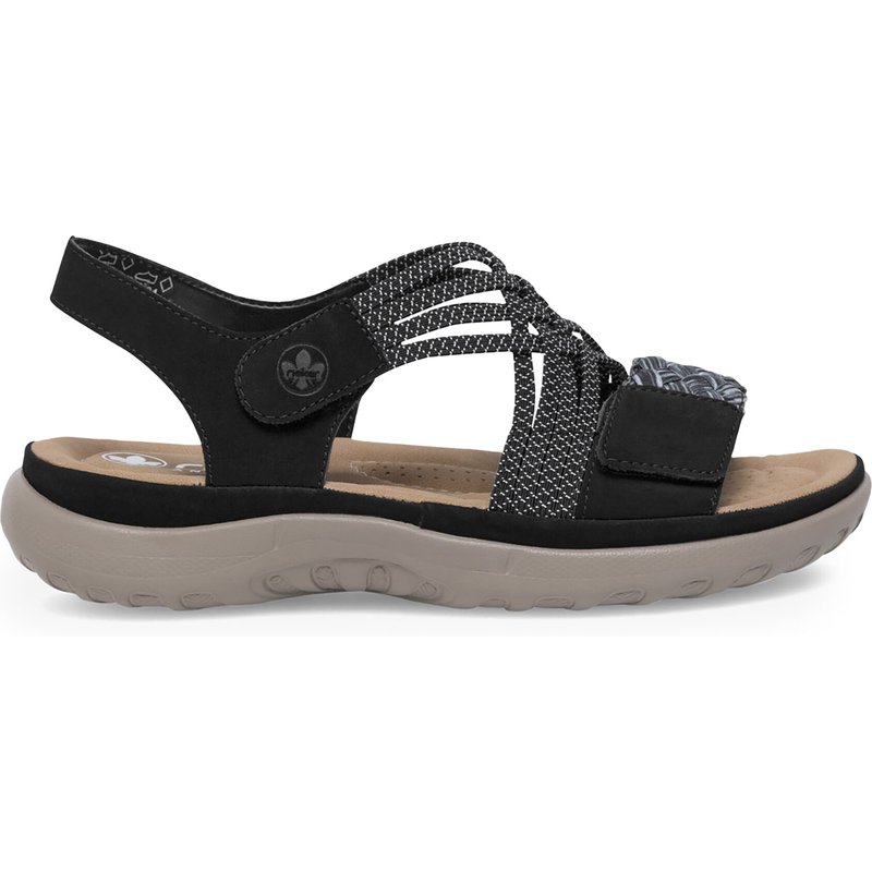 Sandalen Rieker 64889-00 Schwarz