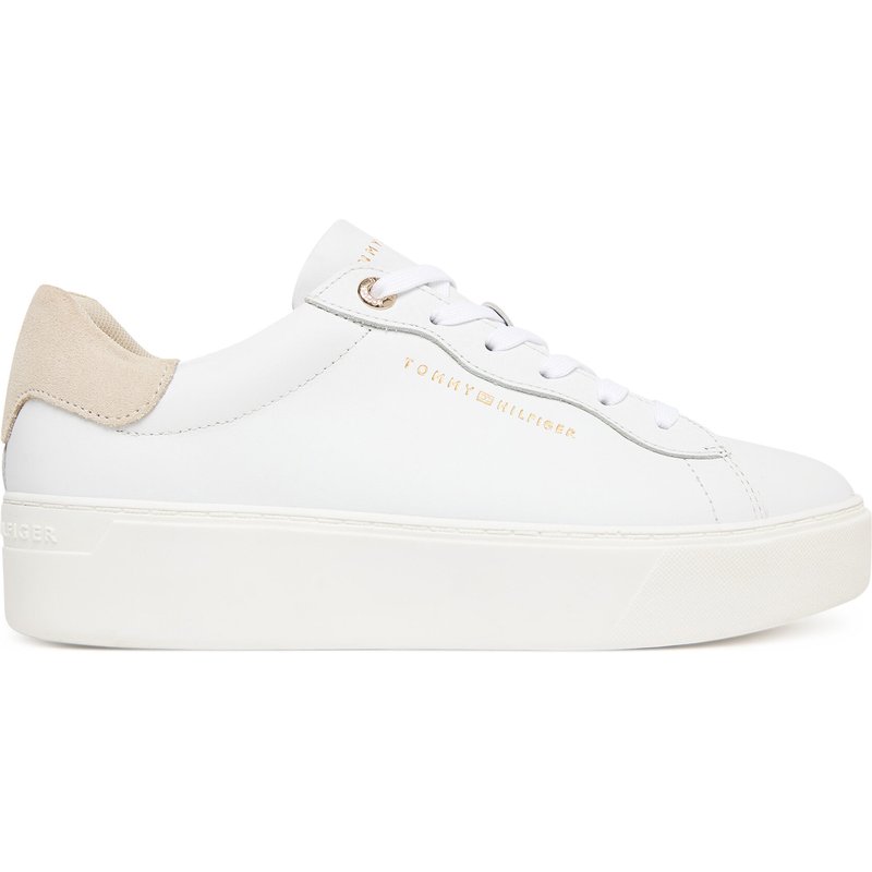Sneakers Tommy Hilfiger Chic Platform Cupsole Sneaker FW0FW09021 Weiß