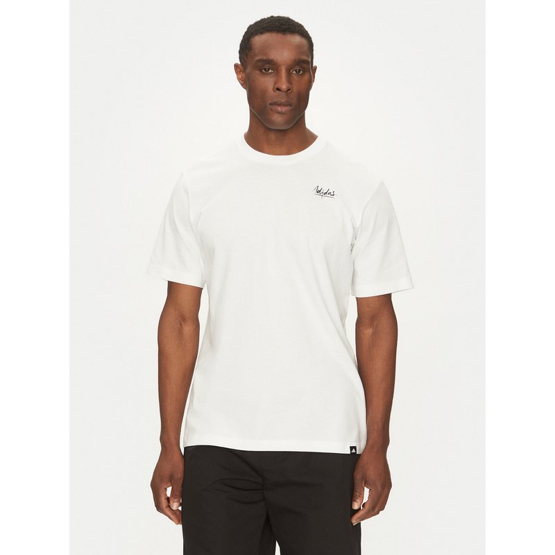 adidas T-Shirt Lounge Still Life Bowl Graphic JJ3962 Weiß Regular Fit