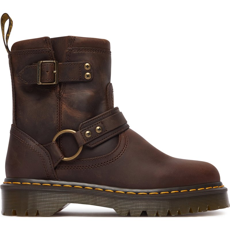 Stiefeletten Dr. Martens Crazy Horse DM41870200 Braun