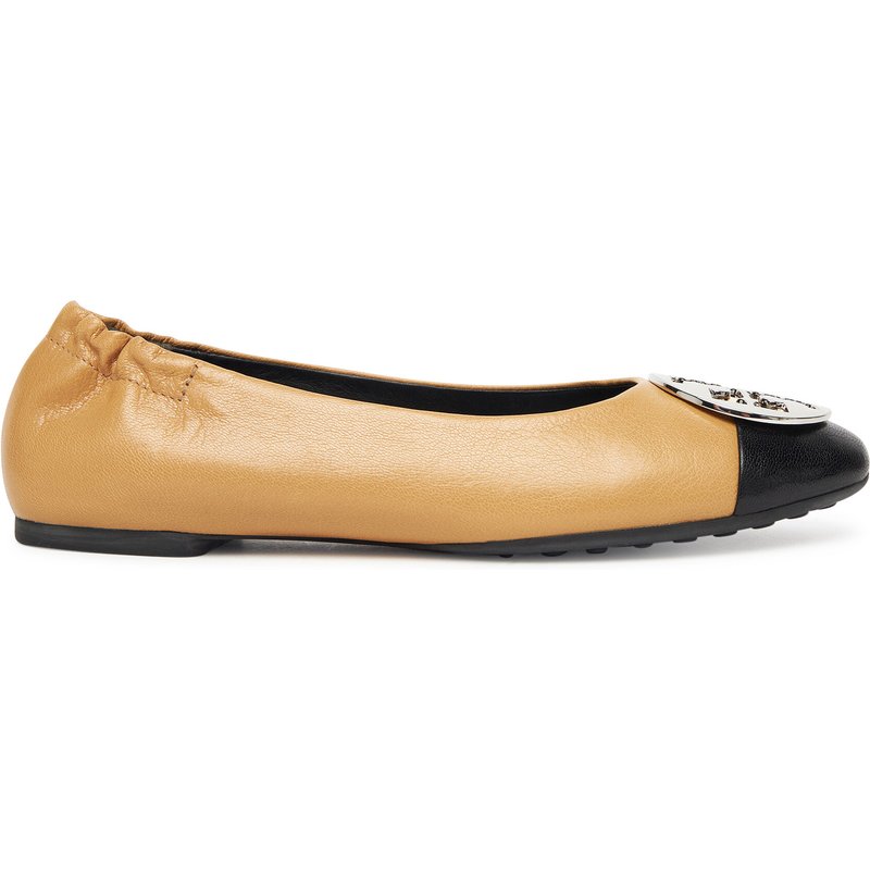 Ballerinas Tory Burch Claire Cap-Toe Ballet 156309 Beige