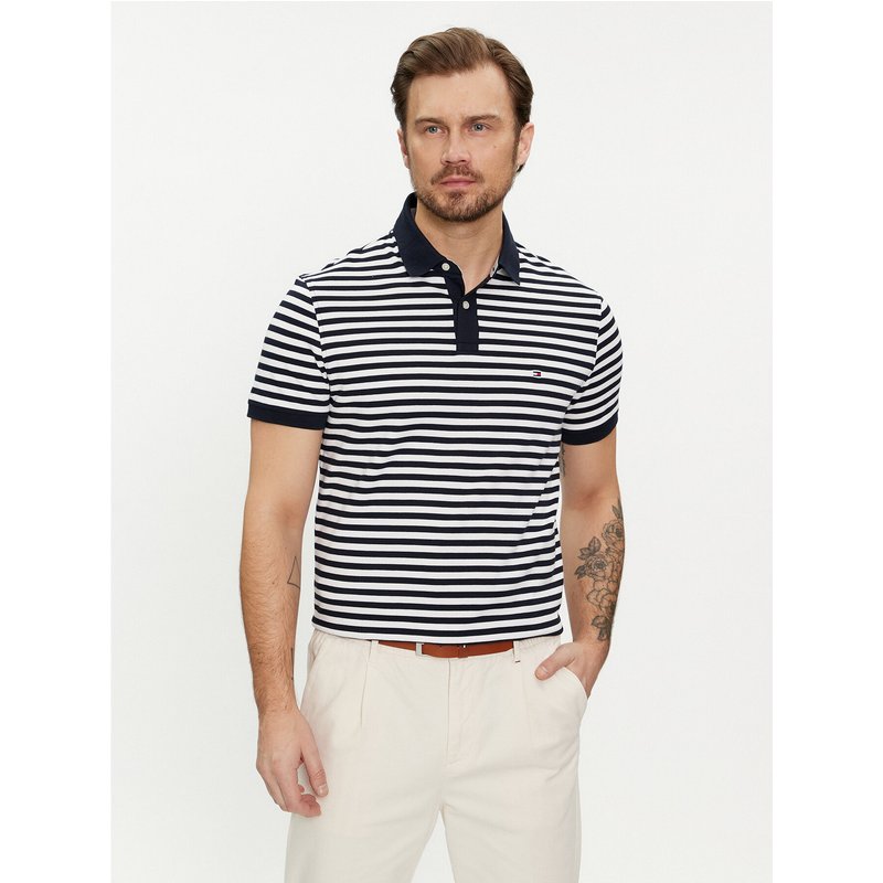 Tommy Hilfiger Poloshirt 1985 MW0MW17770 Dunkelblau Regular Fit