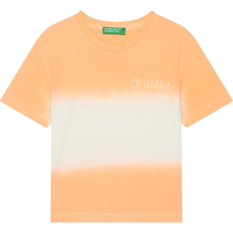 United Colors Of Benetton T-Shirt 3NPDG10J5 Orange Regular Fit