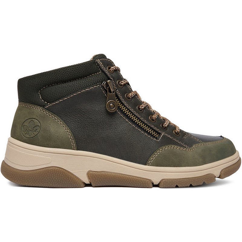 Schnürschuhe Rieker CEO-L5601-52 Dunkelgrün
