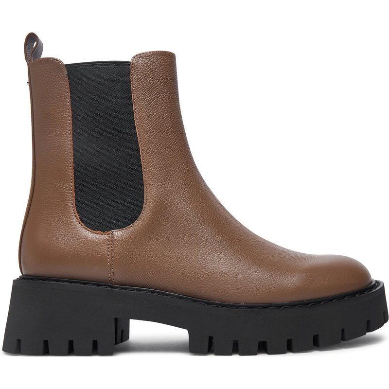 Klassische Stiefeletten MICHAEL Michael Kors Asher 40F4ASFE5L Braun