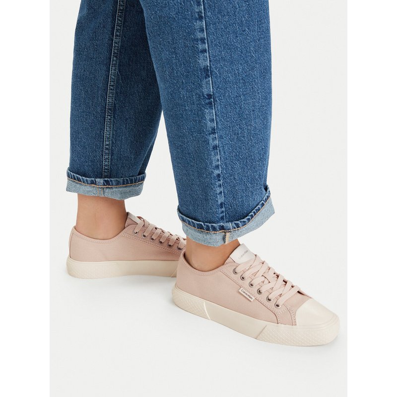 Sneakers aus Stoff Calvin Klein Vulc HW0HW02975 Rosa