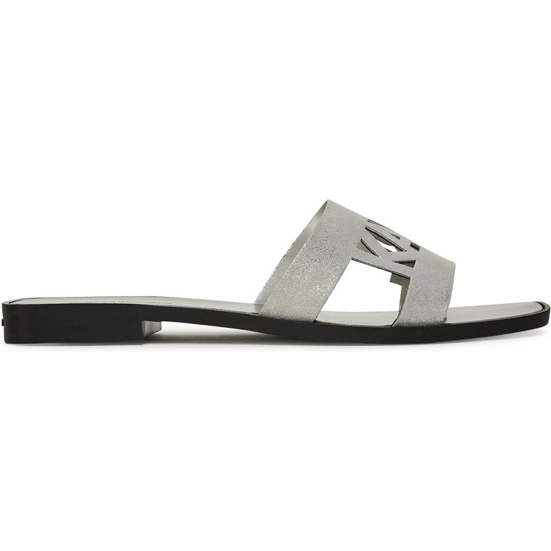 Pantoletten KARL LAGERFELD Skoot II KL80402 Silberfarben