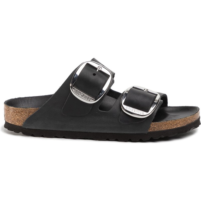 Pantoletten Birkenstock Arizona Big Buckle 1011075 Schwarz