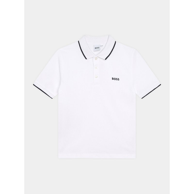 Boss Poloshirt J25P26 D Weiß Regular Fit