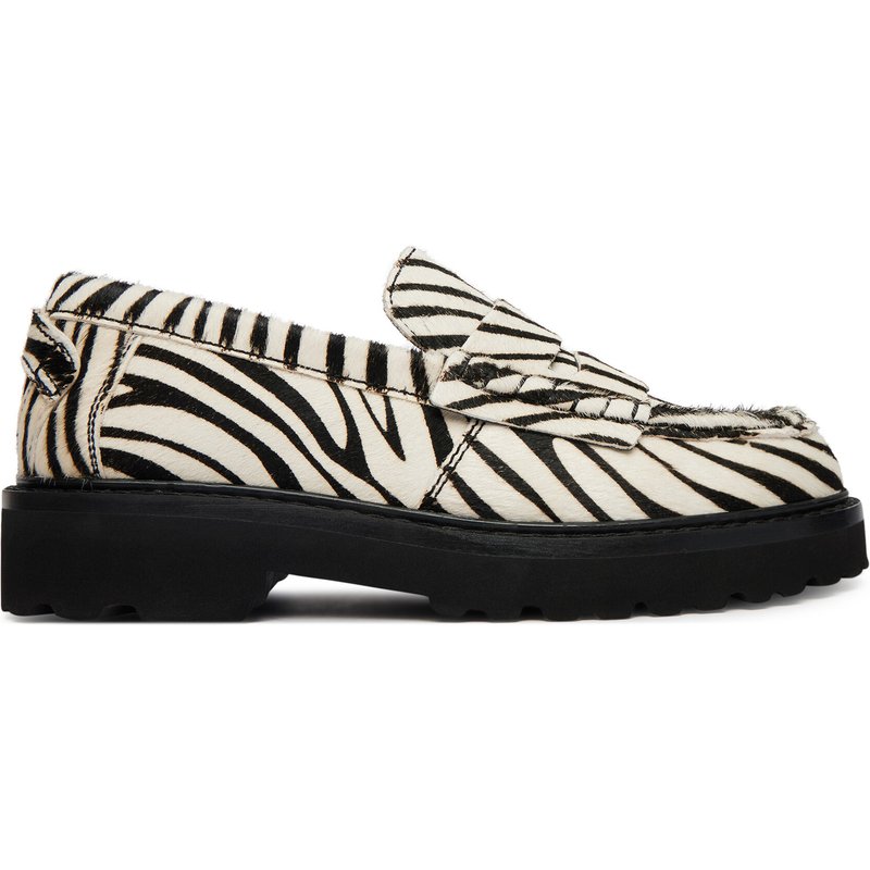 Slipper Tommy Jeans Tjw Archive '01 Low Zebra Loafer EN0EN03064 Bunt