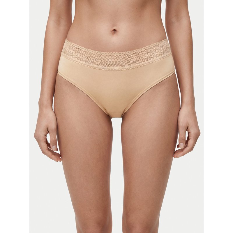 Ysabel Mora Klassischer Damenslip 19495 Hellbeige