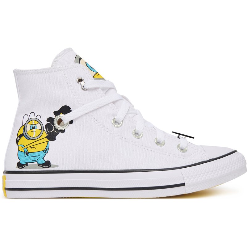Sneakers aus Stoff Converse Minions Chuck Taylor All Star A21403C Weiß