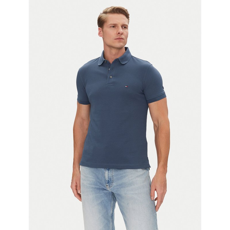 Tommy Hilfiger Poloshirt 1985 MW0MW17771 Blau Slim Fit
