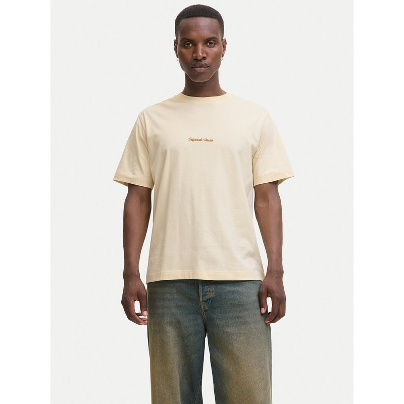 Jack & Jones T-Shirt Norrebro 12282892 Creme Relaxed Fit