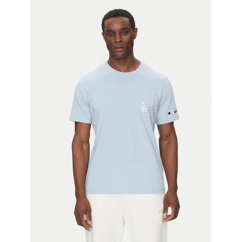 Champion T-Shirt 221038 Himmelblau Regular Fit