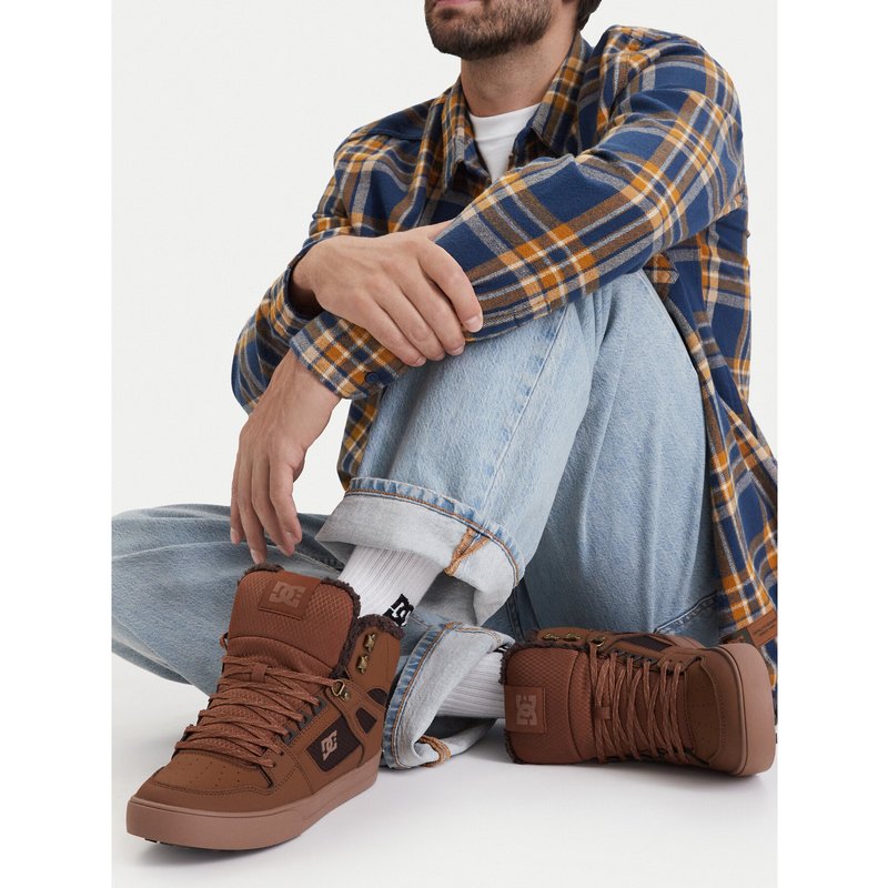Sneakers DC Shoes EO-PURE HIGH TOP WC WNT DC01802210 Braun
