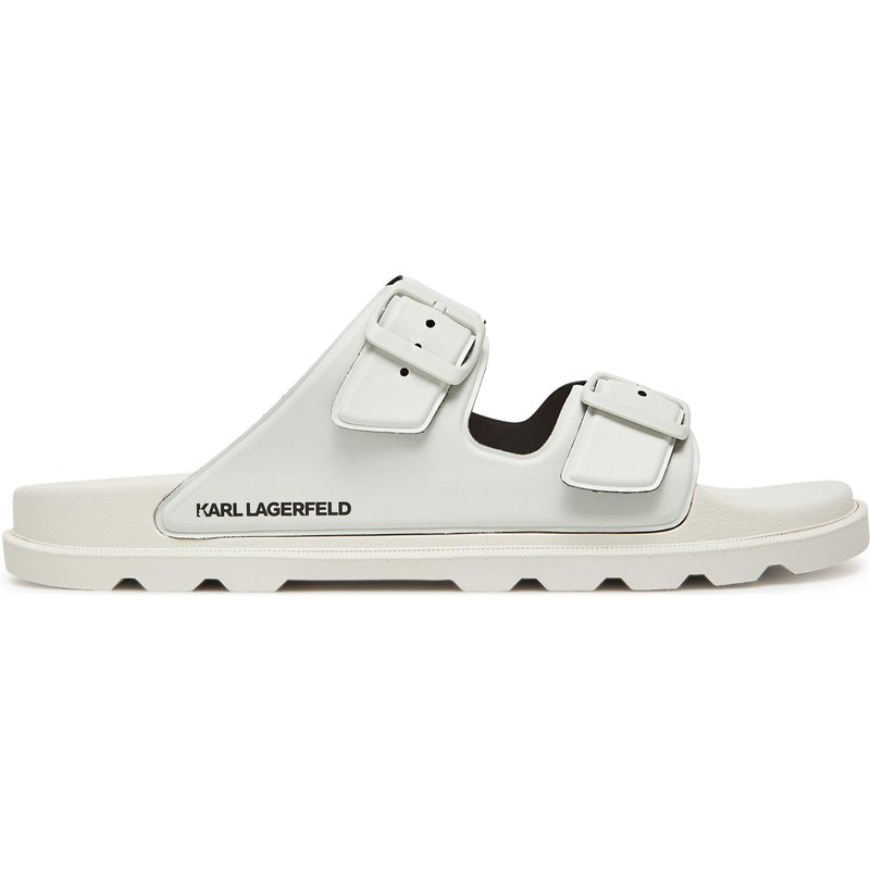 Pantoletten KARL LAGERFELD Kondo Tred KL70975 Weiß