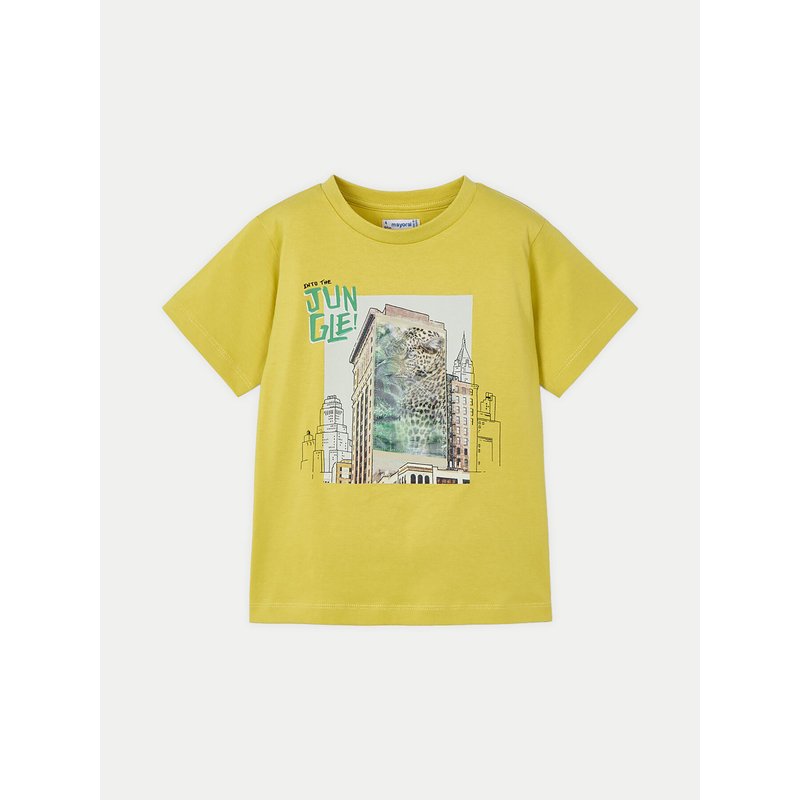 Mayoral T-Shirt 3043 Gelb Regular Fit