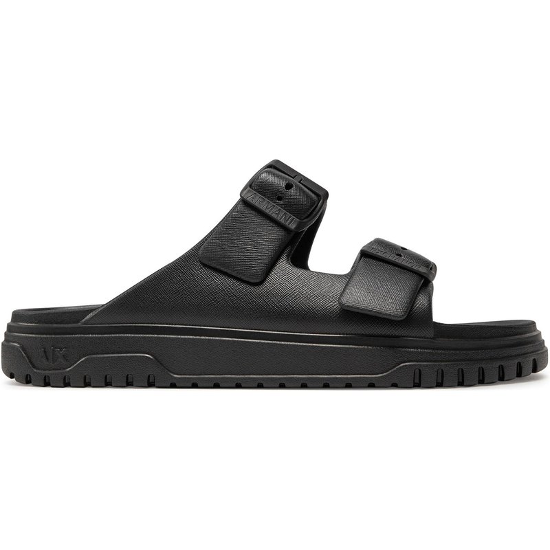 Pantoletten Armani Exchange XDP043 XV821 00002 Schwarz
